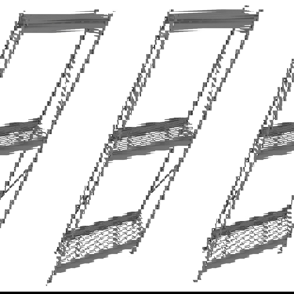 Bulk Storage Rack: 4,150 lb per Shelf, 3